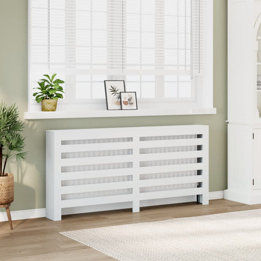 Vidaxx radiator surround 175x20x82 cm engineered wood white