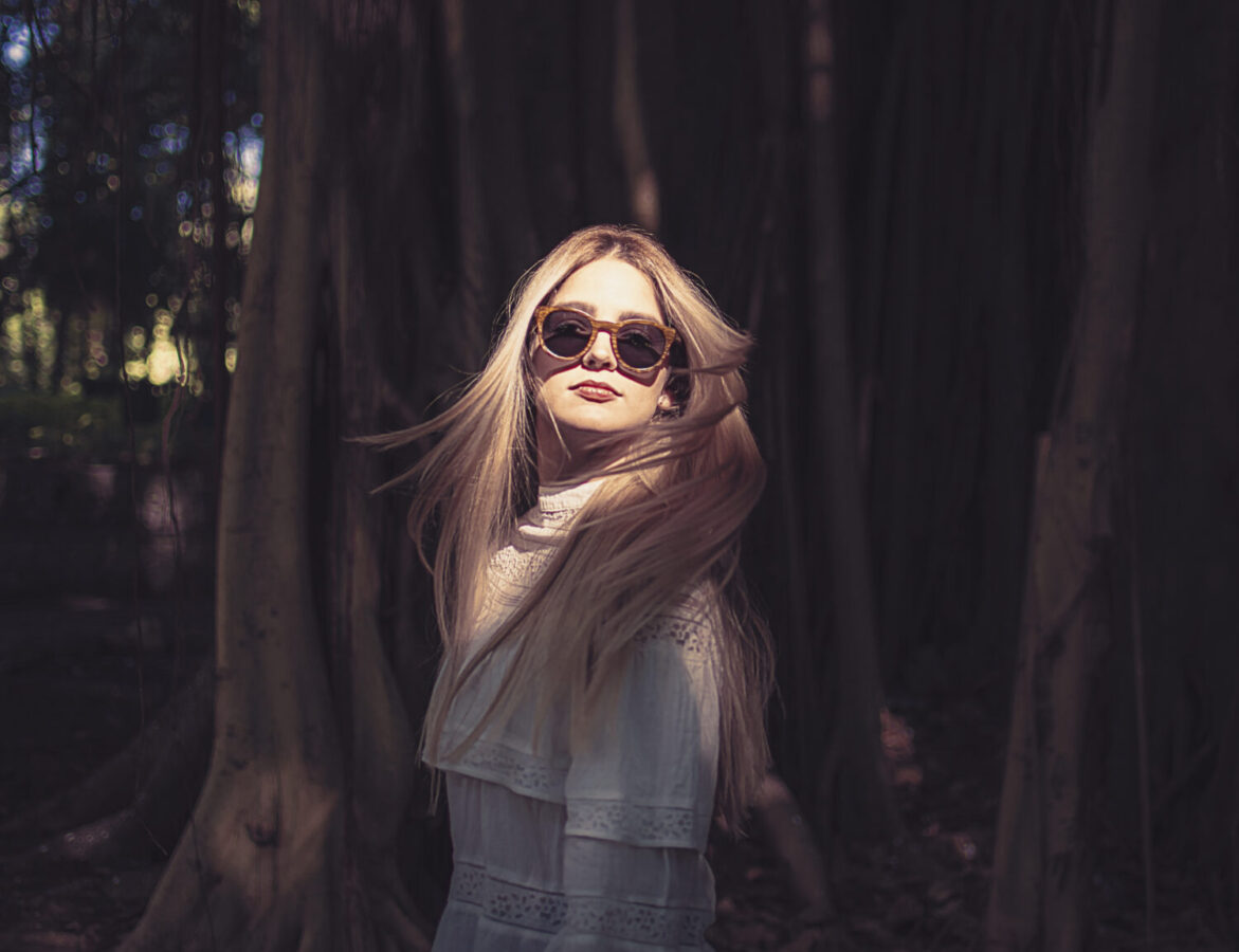 gafas de sol de bambú