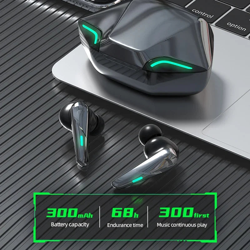 Wireless Bluetooth Gaming Earbuds with Mic – HiFi Sound-3