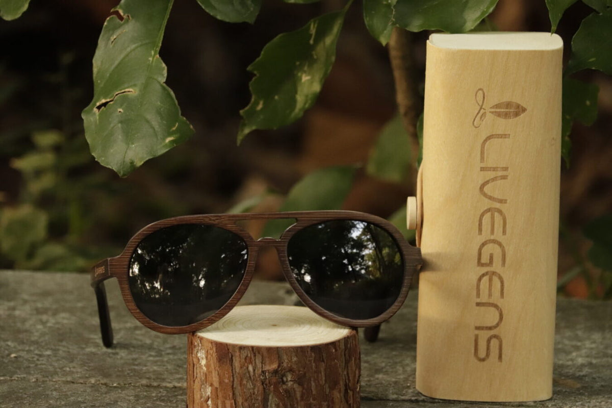 gafas de bambu livegens