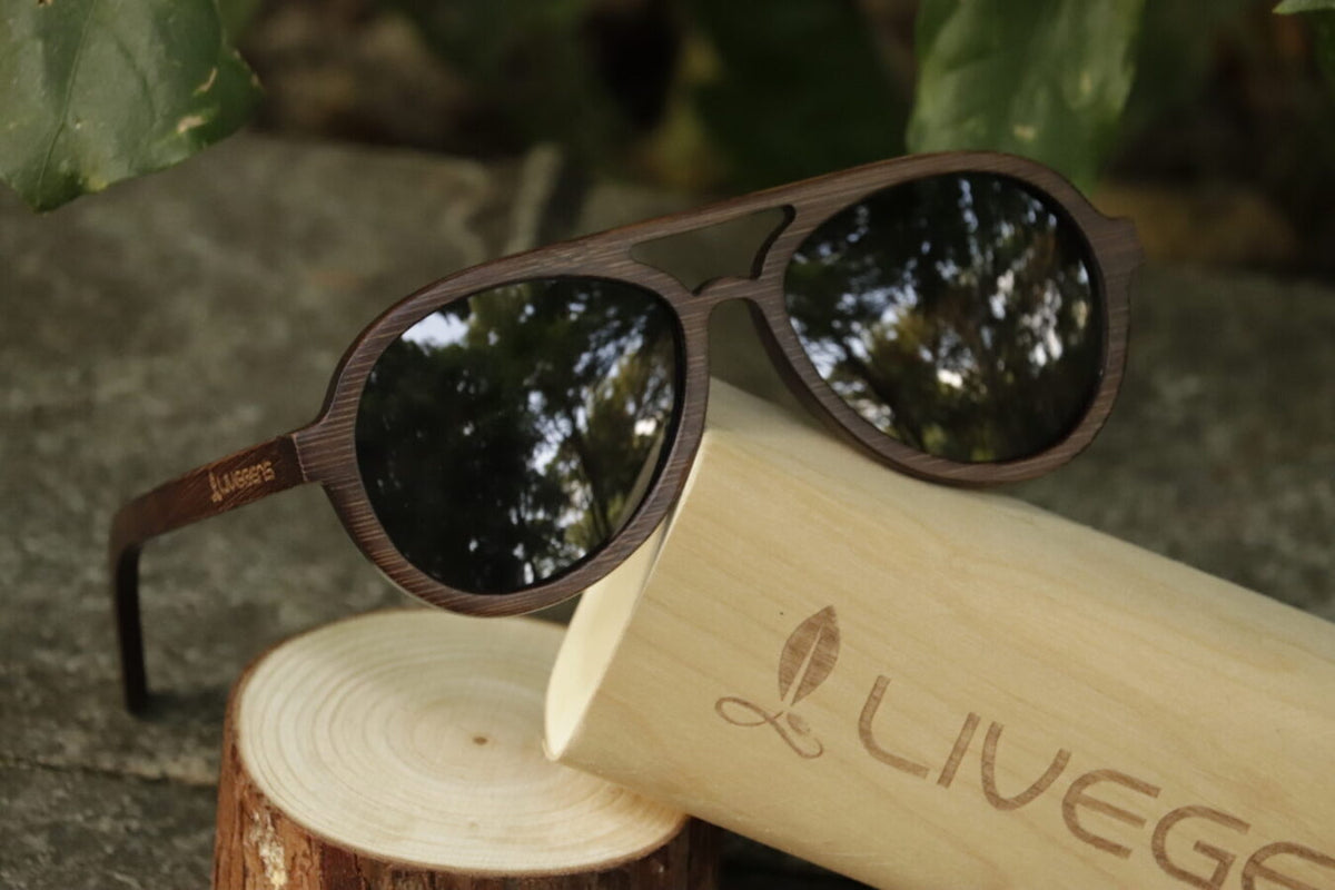 gafas de bambu livegens