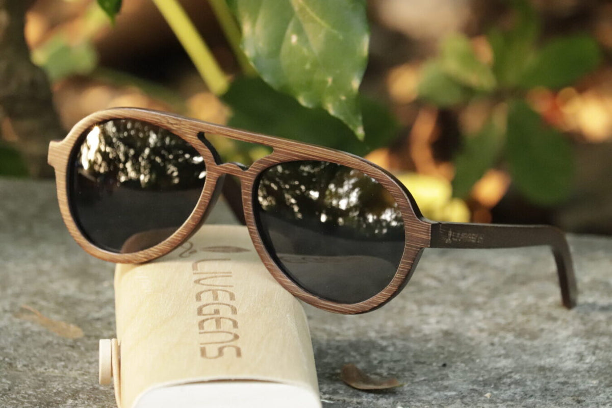 gafas de bambu livegens