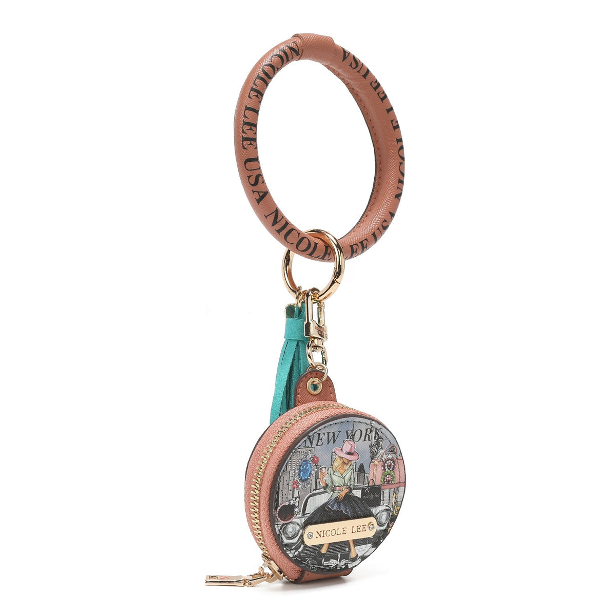 PULSERA CON LLAVERO Y PORTA AUDIFONOS-2