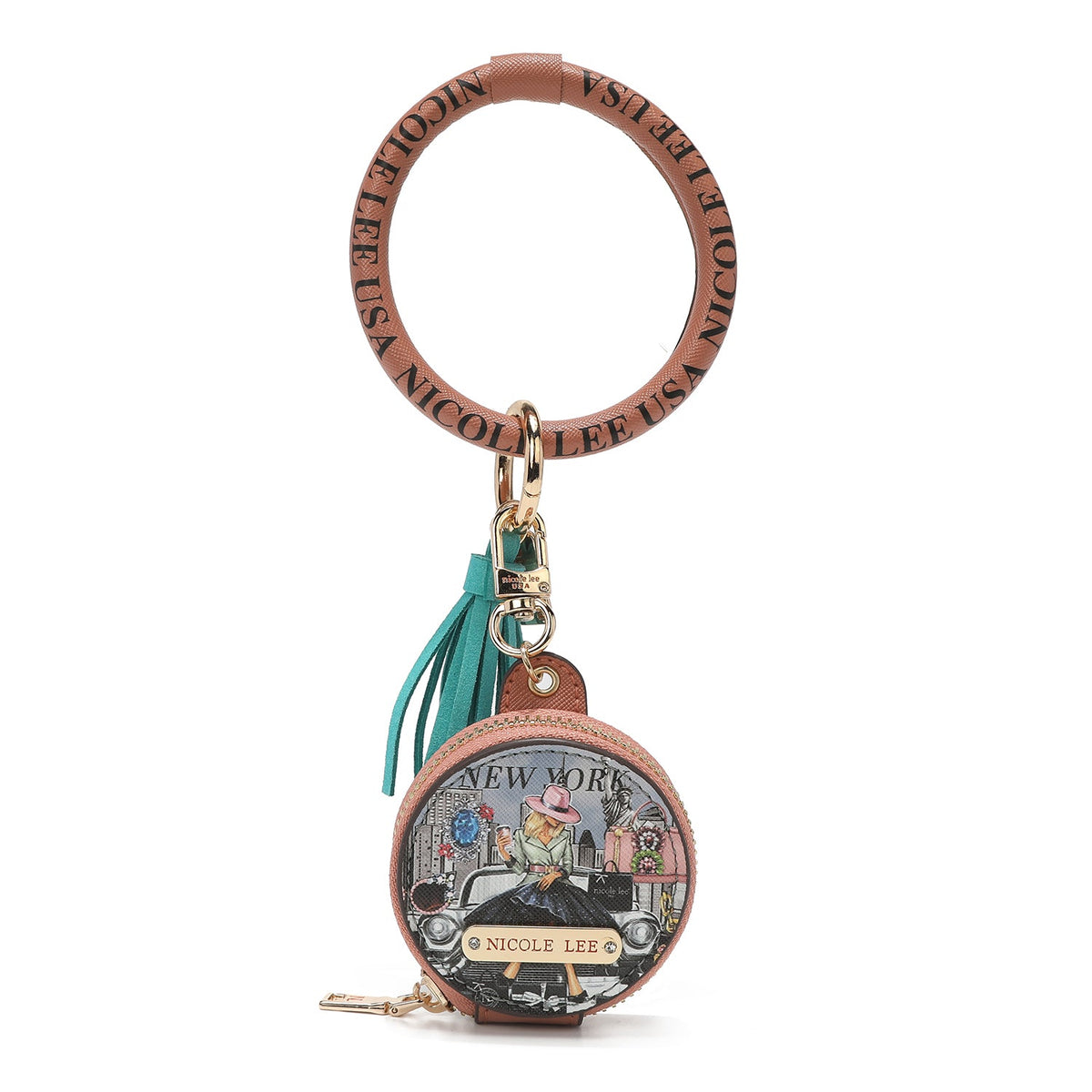 PULSERA CON LLAVERO Y PORTA AUDIFONOS-0
