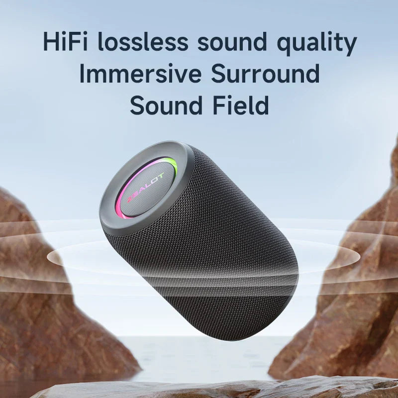 Bluetooth Speaker with Waterproof (Black)-2