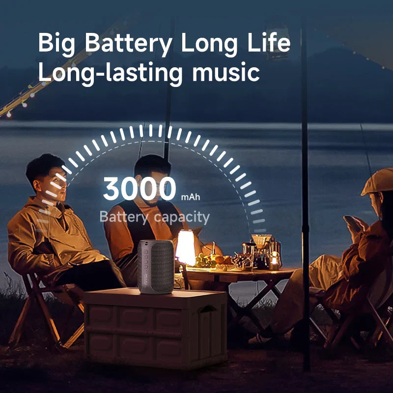 Bluetooth Speaker with Waterproof (Black)-4