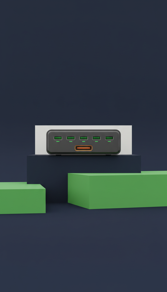 Hub USB-C multipuerto con carga ultrarrápida